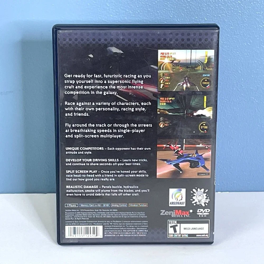 Sony PlayStation 2 PS2 Power Drome Video Game Complete with Manual NICE COND‎